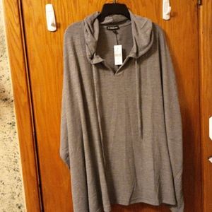 NWT Lane Bryant Soft Lightweight Hooded Poncho